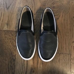 Women’s Lacoste Black Perforated Sneakers